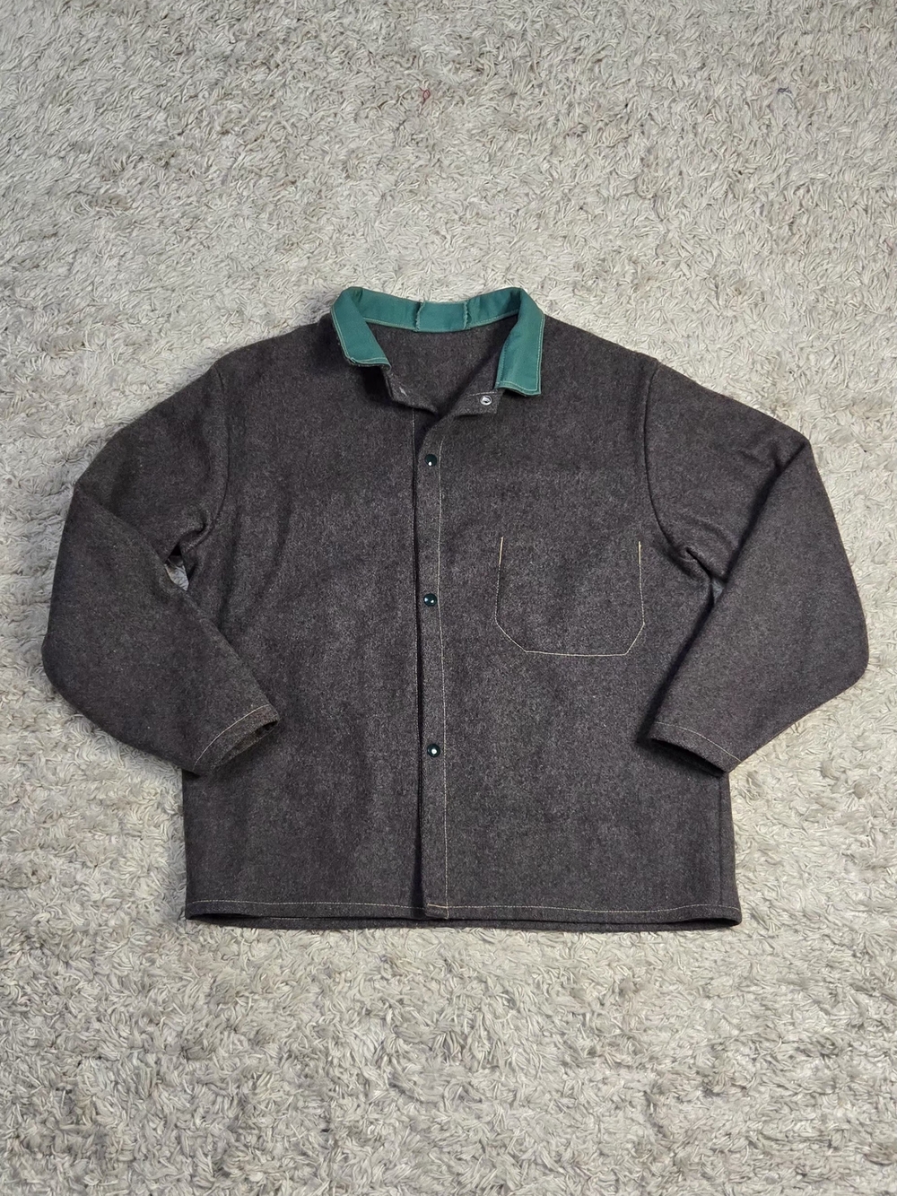 VTG 80s Heavy FR Welding Coat XL